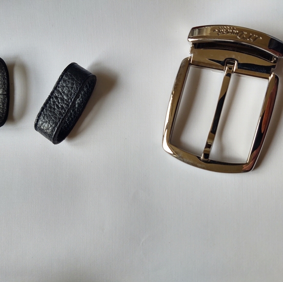 NWB S.T. DUPONT NAVY- GREY 35 mm REVERSIBLE BELT - Picture 7 of 7